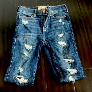 Abercrombie girls high rise jean legging